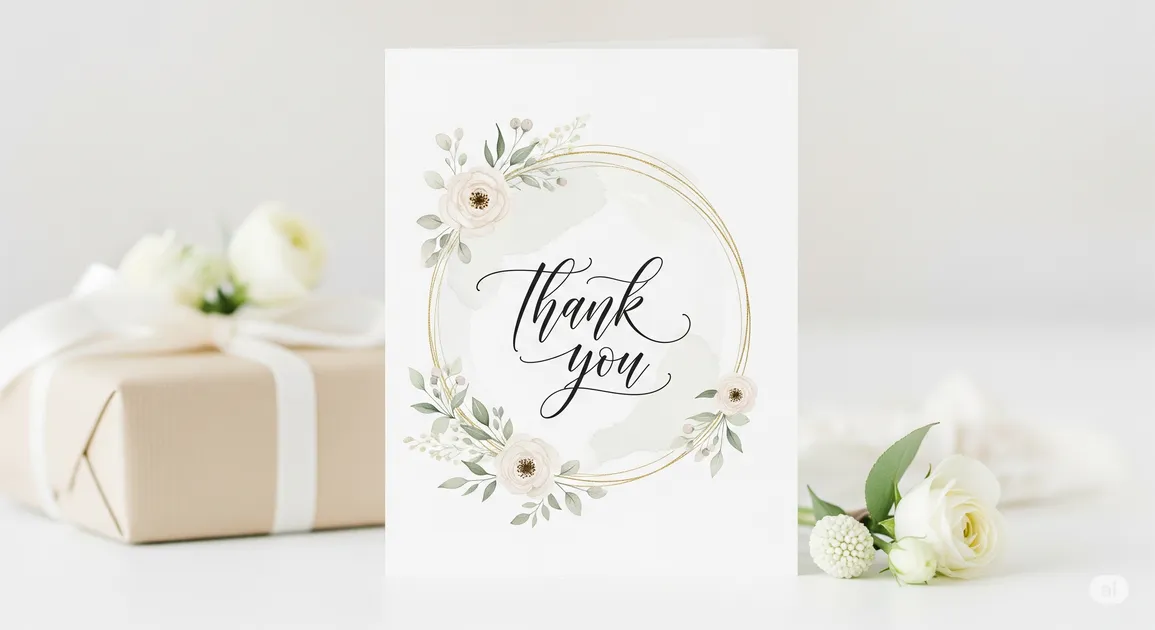 Heartfelt Thank You Messages for Wedding Wishes and Gifts